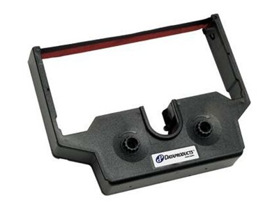 Dataproducts Black, red 0.5 in x 18 ft print ribbon 