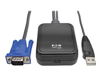 Tripp Lite KVM Console to USB 2.0 Portable Laptop Crash Cart Adapter with File Transfer and Video Capture, 1920 x 1200 @ 60 Hz