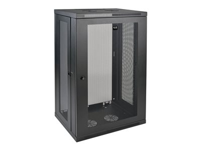 Tripp Lite 21U Wall Mount Rack Enclosure Server Cabinet w/ Door and ...