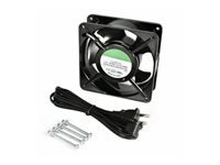 StarTech.com 120mm Axial Rack Muffin Fan for Server Cabinet - 115V - AC Cooling - Low Noise & Quiet PC Computer Case Fan (ACFANKIT12)