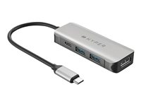 HyperDrive 4-in-1 USB-C Hub - Docking station - USB-C - HDMI