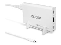 DICOTA power adapter - universal - 2 x USB-C, USB - 65 Watt