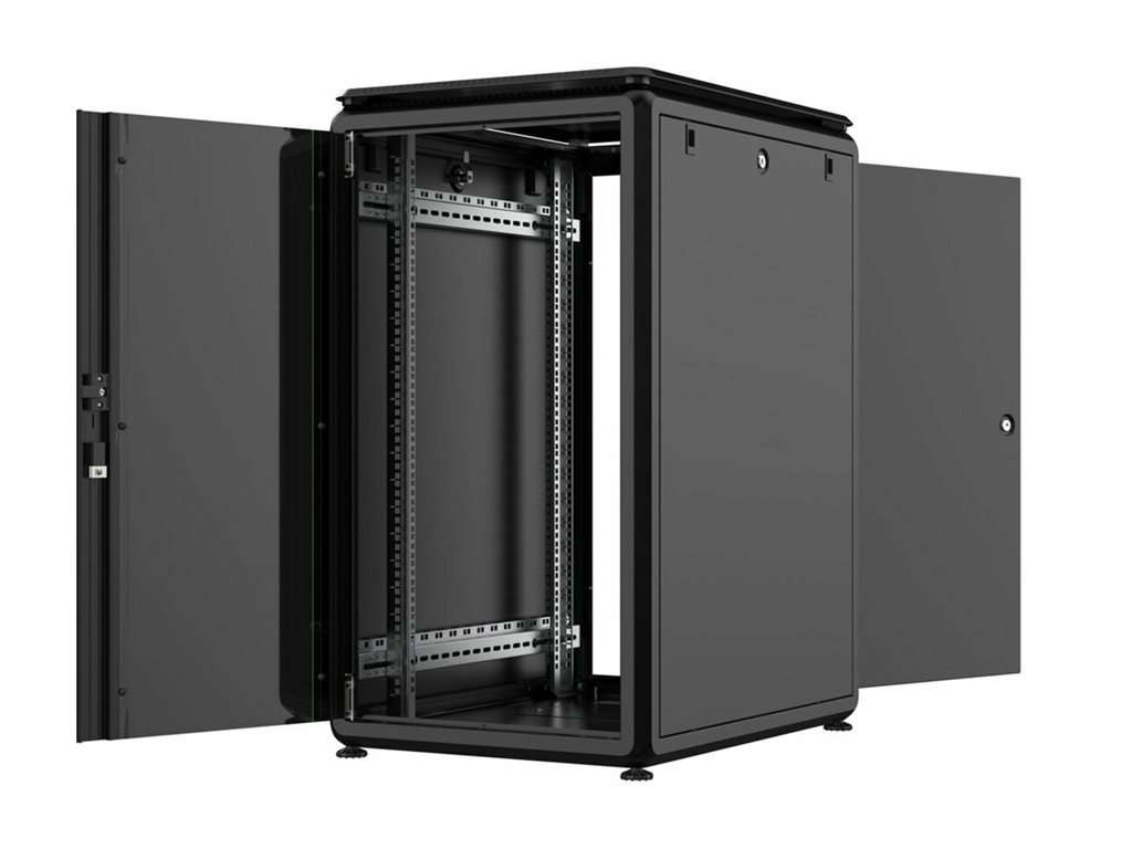 Lanview by Logon RDL20U68BL Netzwerkschrank 20U 600 x 800 mm Schwarz