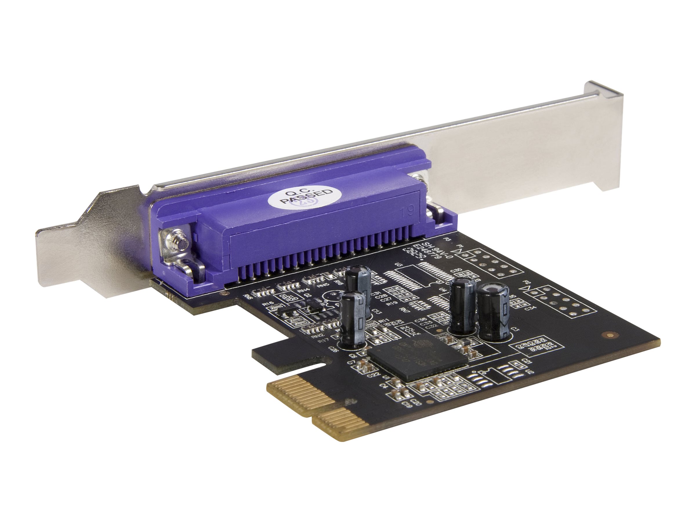 StarTech.com 1 Port PCI Express Dual Profile Parallel Adapter Card ...