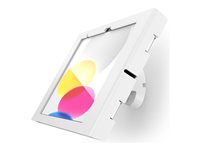 Compulocks iPad 10th-11th (A16) Gen Swell Enclosure Bow Tilting Wall Mount White mounting kit - exposed front/back camera and sensors - for tablet - white