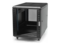 StarTech.com 15U 19" Server Rack Cabinet, 4 Post Adjustable Depth (6-32") Locking Knock Down Network/Computer Equipment Enclo