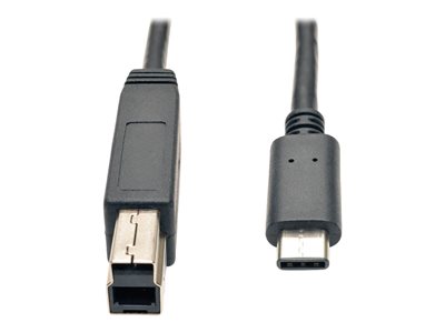 Tripp Lite 3ft USB 3.1 Gen 2 USB-C to USB-B Cable 10 Gbps M/M Fast Charging