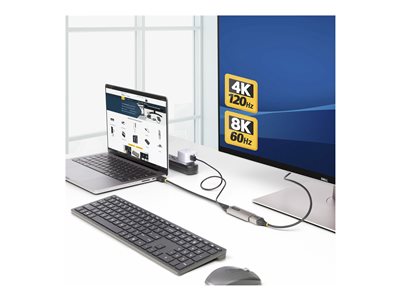 0065030900867 - HDMI to DisplayPort Adapter 8K 60Hz Active Video Converter - adapter cable - 30 cm