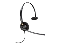 Poly EncorePro 510D - EncorePro 500 series - headset - on-ear - wired - Quick Disconnect - black - TAA Compliant - Certified for Skype for Business