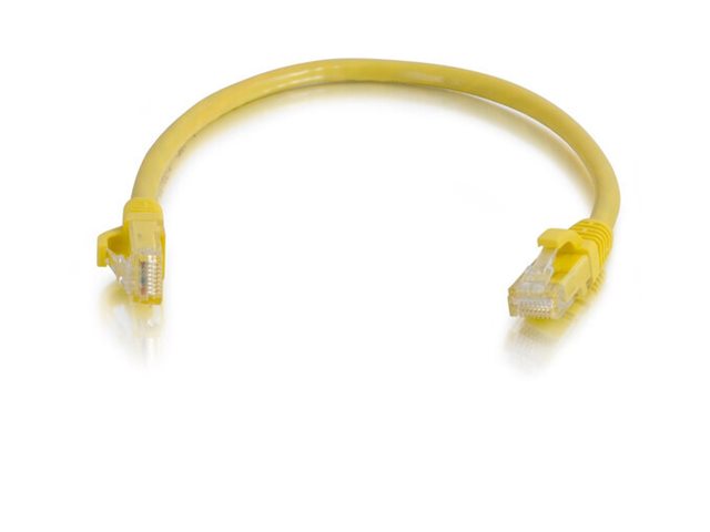 C2G 2ft Cat6a Snagless Unshielded (UTP) Network Patch Ethernet Cable-Yellow