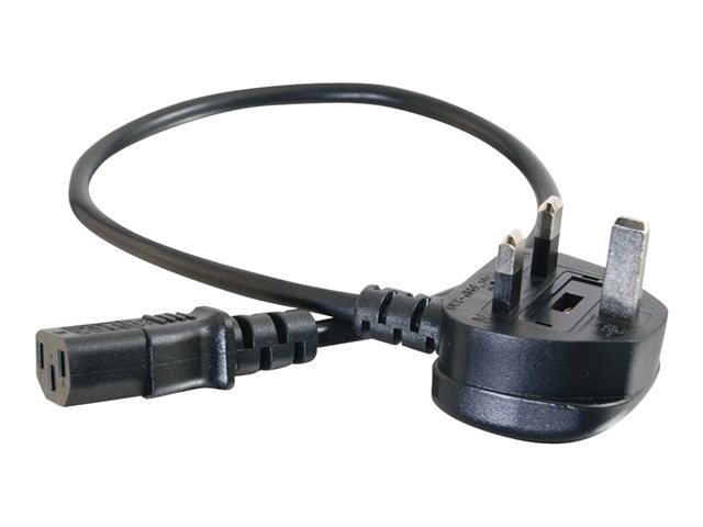 Image of C2G Universal Power Cord - power cable - BS 1363 to power IEC 60320 C13 - 2 m
