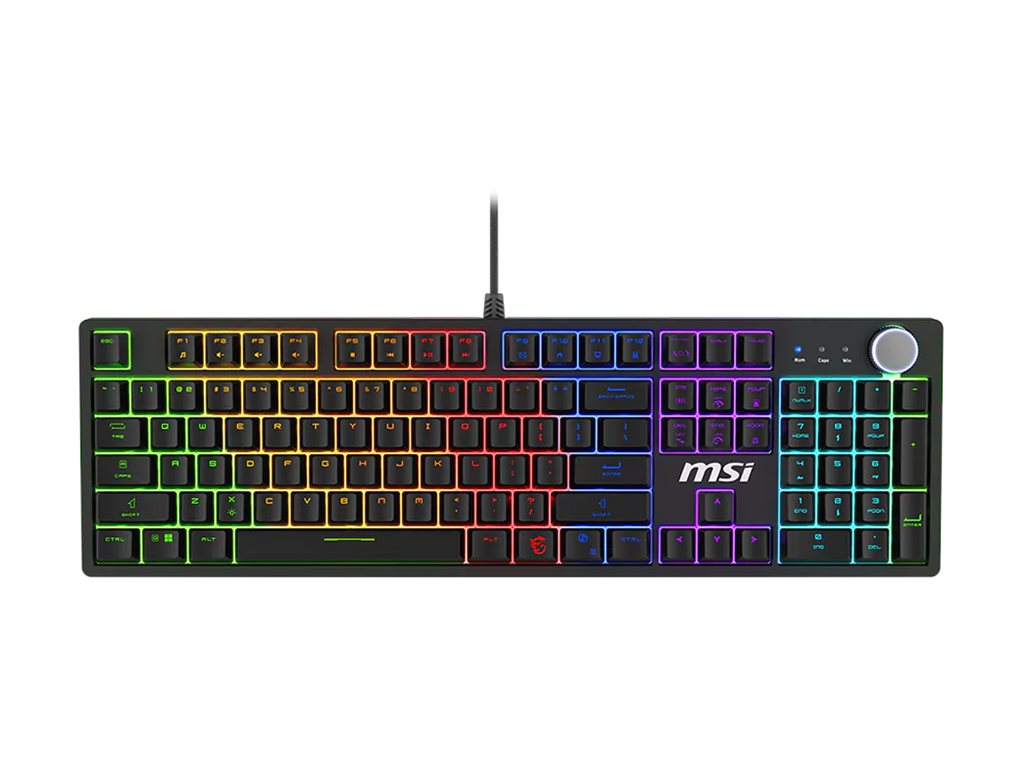 MSI FORGE GK320 keyboard QWERTY US Input Product shot Front 79650