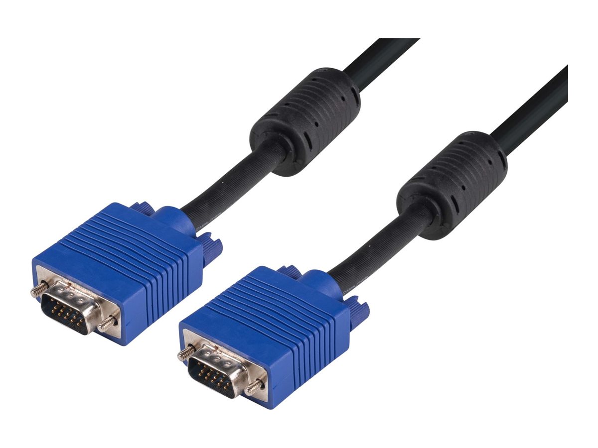 Dynamix VGA cable HD-15 (VGA) to HD-15 (VGA) 7.5 Product shot Right-angle 79850