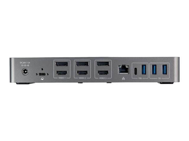 StarTech.com Dock USB-C & USB-A Triple cran 4K 60Hz