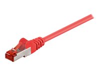 goobay CAT 6 SFTP, PiMF 25cm Netværkskabel Rød