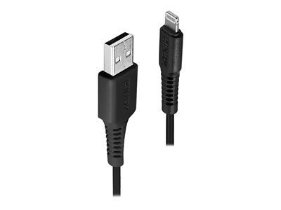 LINDY 3m USB to Lightning Cable black