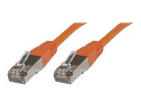 MicroConnect CAT 6 Foldet uskærmet snoet par (F/UTP) 2m Netværkskabel Orange