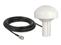 Navilock GNSS GALILEO GPS QZSS Marine Antenna 1575 MHz BNC male 28 dBi directional with connection cable RG-58 U 5 m outdoor white