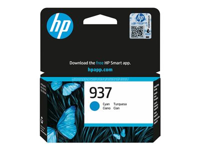 HP 937 Cyan Original Ink Cartridge Verbrauchsmaterialien - Tinte