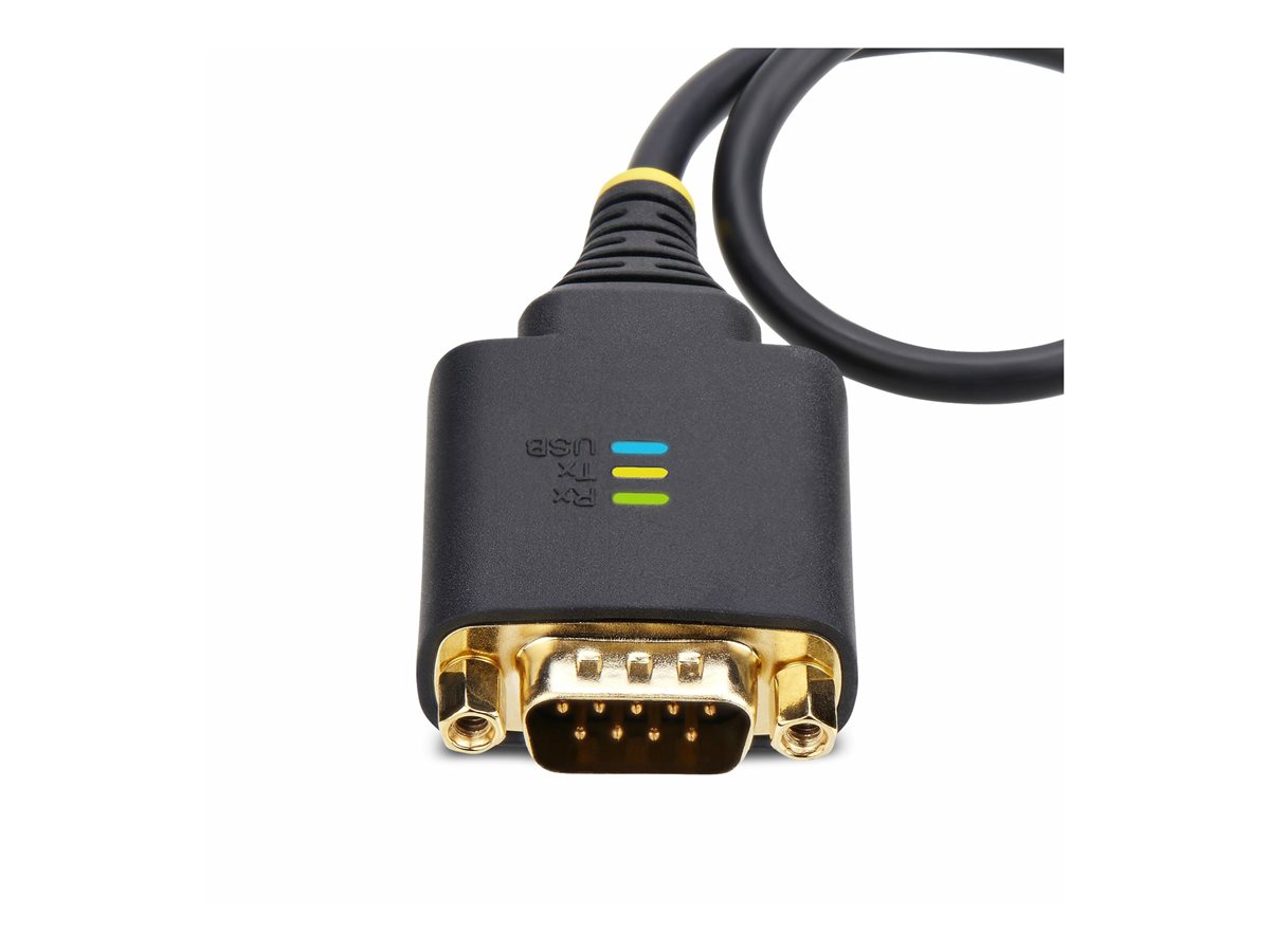 StarTech.com 1ft (30cm) USB to Serial Adapter Cable, COM Retention, RS232 - USB / sériový kabel - USB do DB-9 - 30.5 cm – foto 8