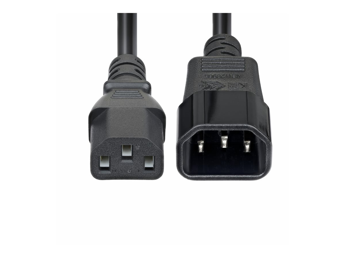 StarTech.com 4.5m Power Extension Cord, C14 to C13, 15A 250V, KEMA-KEUR - prodlužovací šňůra - IEC 60320 C14 do power IEC 60320 C13 - 4.6 m – foto 3