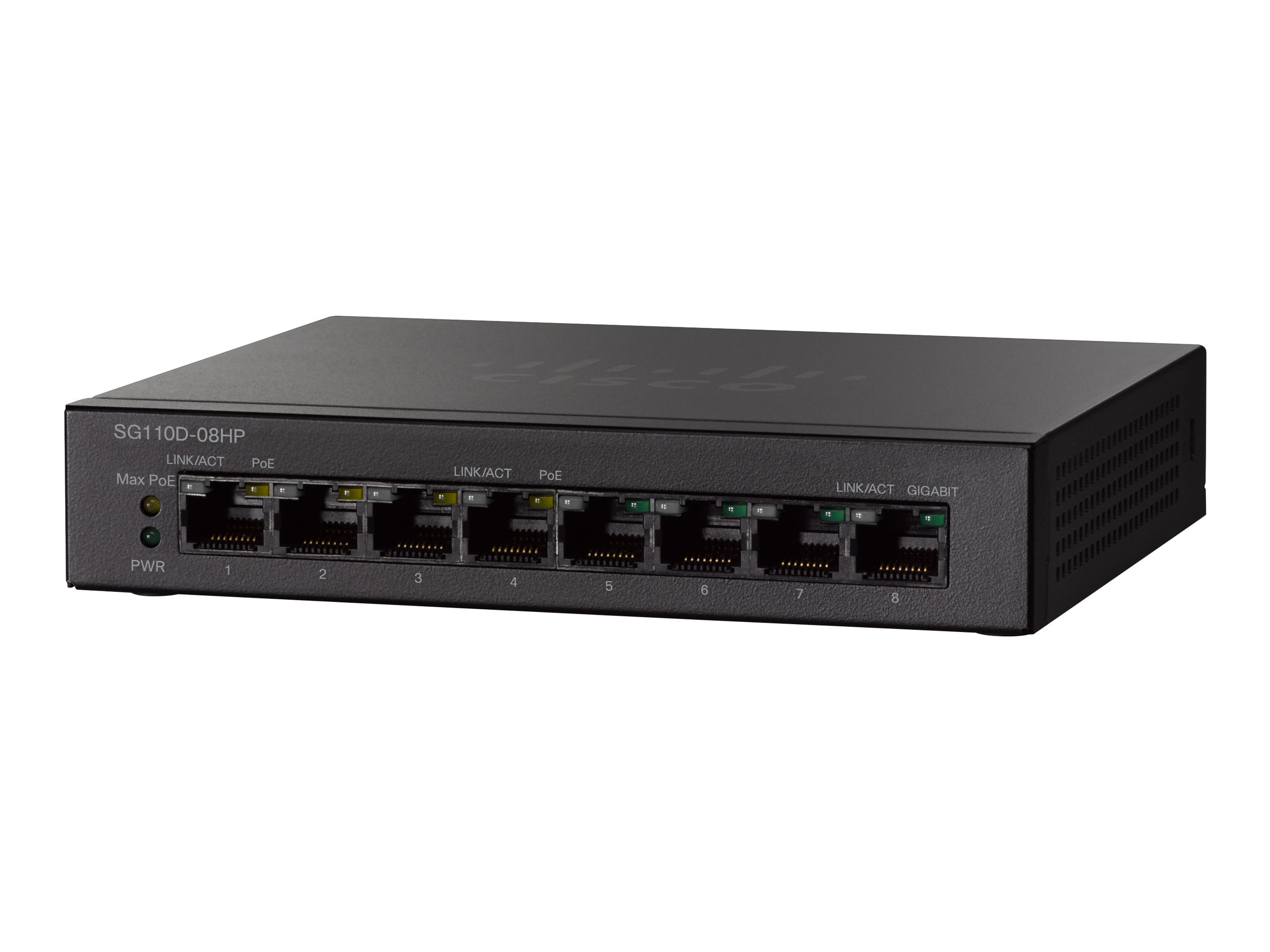 CISCO SG110D-08HP 8-Port PoE Gigabit