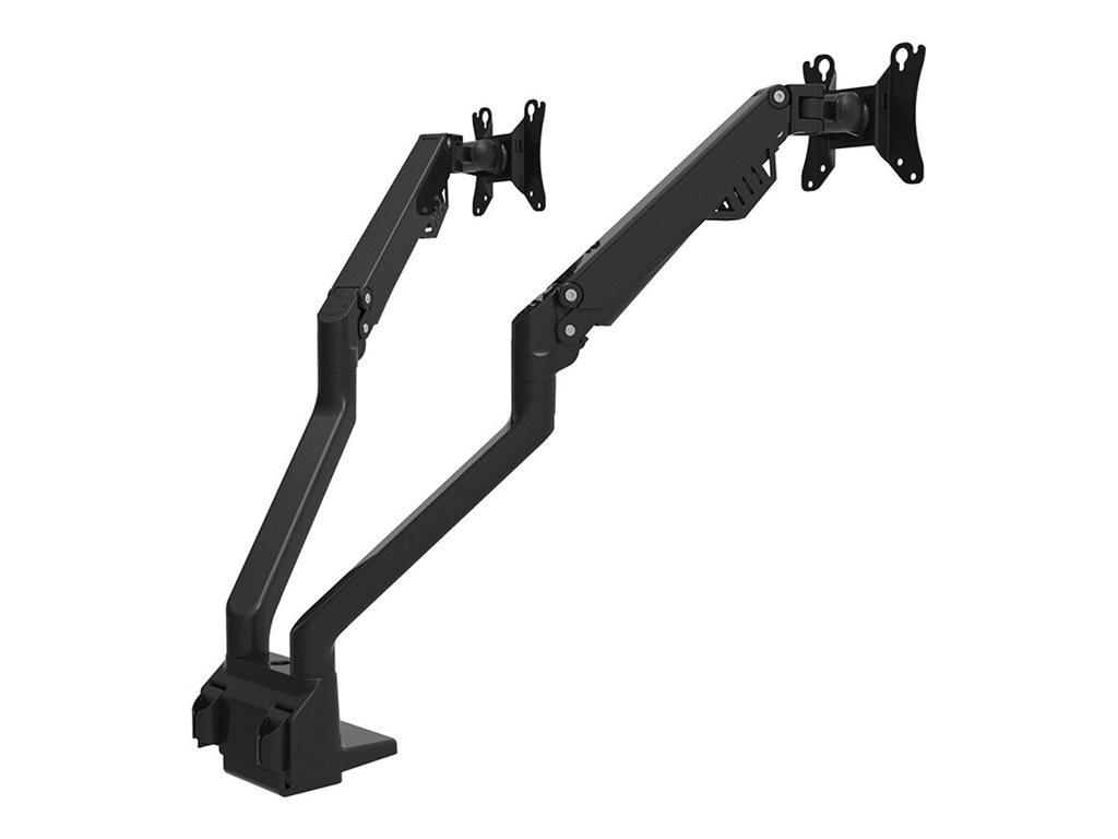 NEOMOUNTS Flat Screen Dual Desk Mount 10-32inch clamp/grommet Black