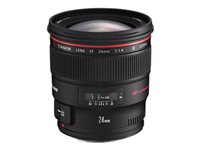 Canon EF - Wide-angle lens - 24 mm - f/1.4 L II USM - Canon EF - for EOS 1000, 1D, 50, 500, 5D, 7D, Kiss F, Kiss X2, Kiss X3, Rebel T1i, Rebel XS, Rebel XSi