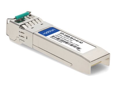 AddOn - SFP+ transceiver module (equivalent to: Aruba Networks SFP-10GB-BX-D-AU)
