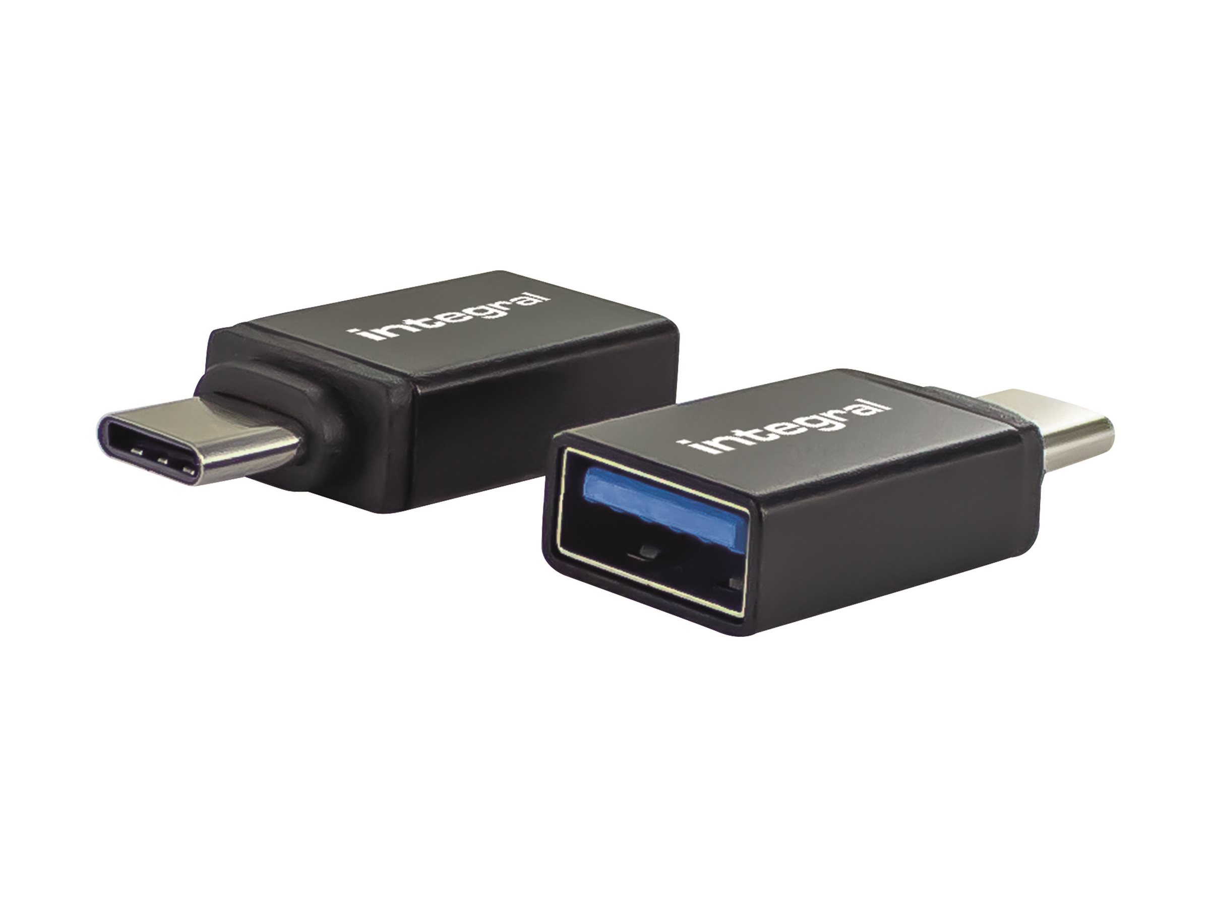An image of Integral USB Type-A to USB Type-C Converter - USB adapter - USB Type A to 18 pin USB-C