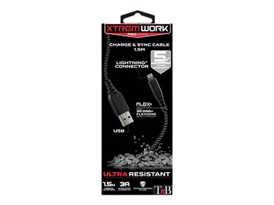 TNB XTREMWORK 1.5m USB Lightning Cable