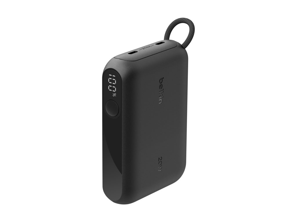 Belkin BoostCharge power bank with display USB-C 20 Product shot Front 79650