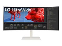 LG UltraWide 38WR85QC-W 38' 3840 x 1600 (UltraWide) HDMI DisplayPort USB-C 144Hz  Dockingskærm