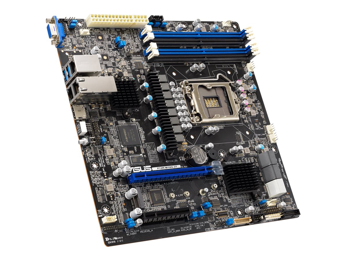 ASUS P12R-M/10G-2T - základní deska - mikro ATX - zásuvka LGA1200 - C252 – foto 2