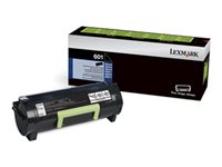 Lexmark 601H High Yield black original toner cartridge LCCP, LRP 