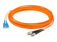 AddOn - Cordon de raccordement - ST/UPC multimode (M) pour SC/UPC multimode (M) - 10 m 