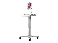 CTA Adjustable Rolling Security Medical Workstation Cart Cart for tablet medical 
