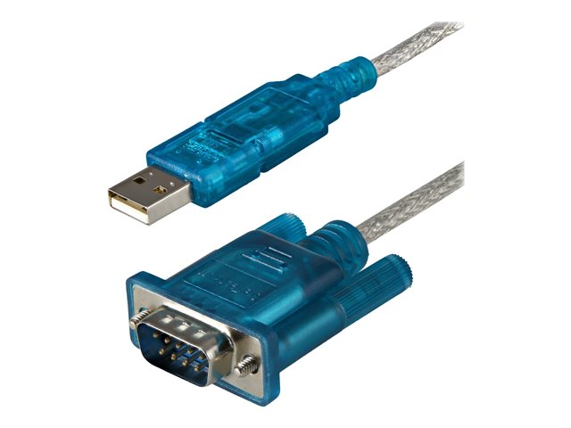 StarTech.com 3ft USB to RS232 DB9 Serial Adapter Cable - M/M