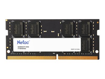 Netac Basic DDR4 module 16 GB SO-DIMM 260-pin / PC4-25600 Product shot Front 79275