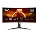 Gaming CU34G2XP/BK - LED monitor - gaming - curved