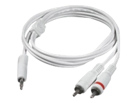 C2G One 3.5mm Stereo Male to Two RCA Stereo Male Audio Y-Cable - iPod