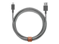 Native Union BELT-AC-ZEB-NP USB-A to USB-C 1,2m Sort