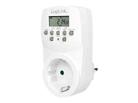 LogiLink Automatisk strøm kontakt Ekstern Hvid