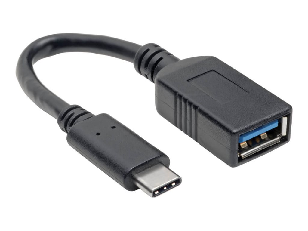 Tripp Lite USB Type-C to USB Type-A Adapter Cable, M/F, 3.1, Gen 1, 5 Gbps, USB-IF, 6 in.