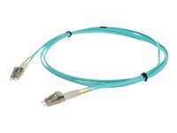 AddOn 2m HP BK839A Compatible LC OM4 Aqua Patch Cable