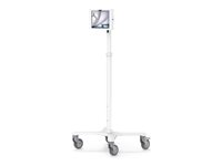 Compulocks iPad Air M2 & M3 11", Apex Enclosure Rolling Cart - Rise Freedom Extended White mounting kit - for tablet - white