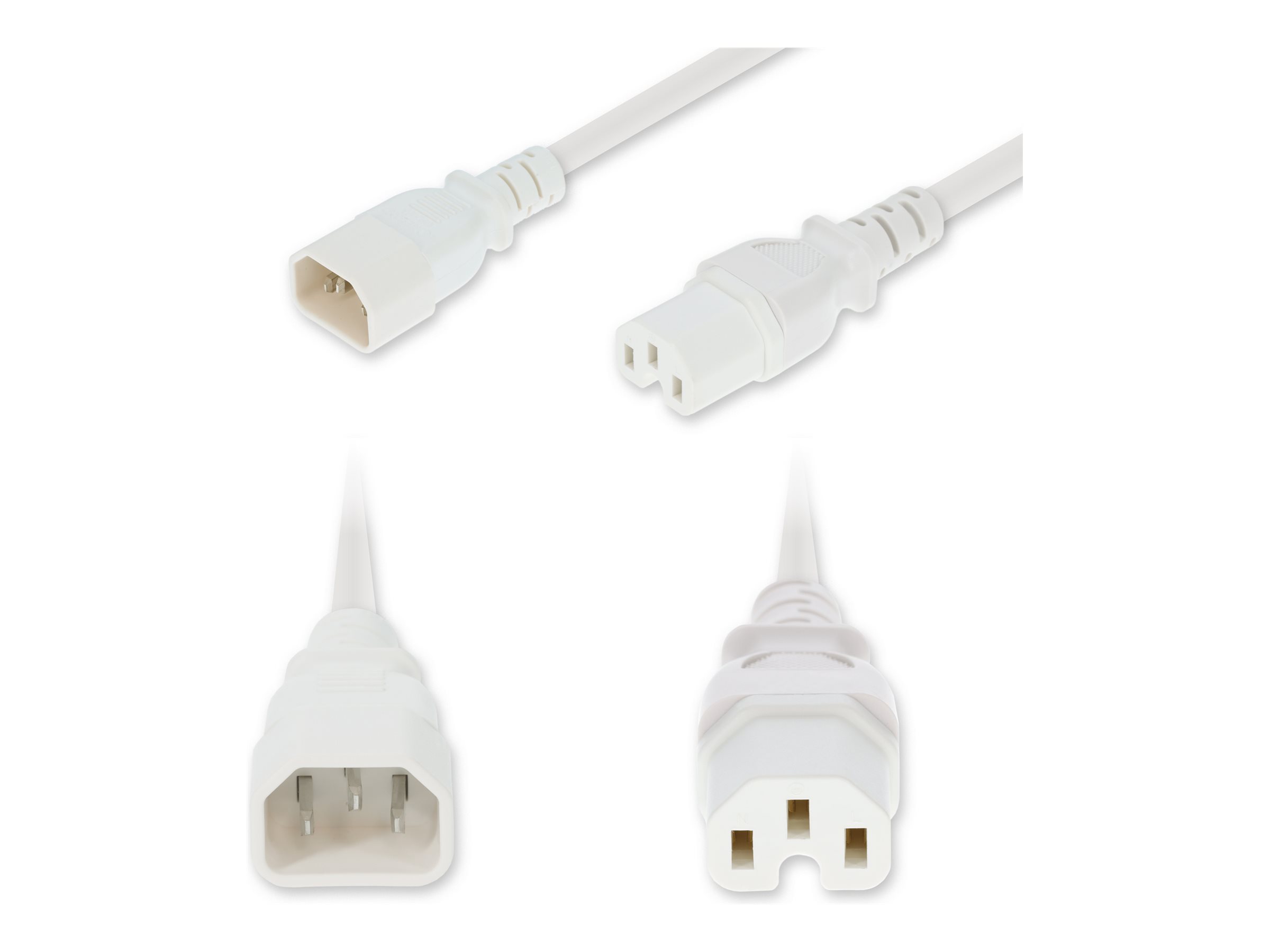 AddOn - Power cable - IEC 60320 C14 to IEC 60320 C15