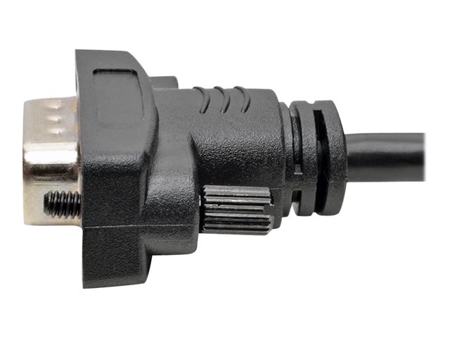 Tripp Lite HDMI to VGA Active Converter Cable, HDMI to Low-Profile HD15 (M/M), 1920 x 1200/1080p @ 60 Hz, 15 ft. - Video converter - HDMI - VGA - black