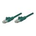 Network Patch Cable, Cat5e, 0.5m, Green, CCA, U/UT