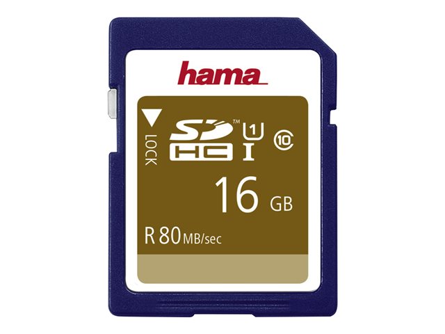 Hama Flash Memory Card 16 Gb Sdhc Uhs I